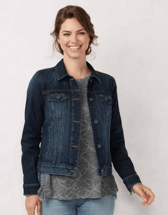 carbon bound Generous female denim jacket Paradise partner Aptitude