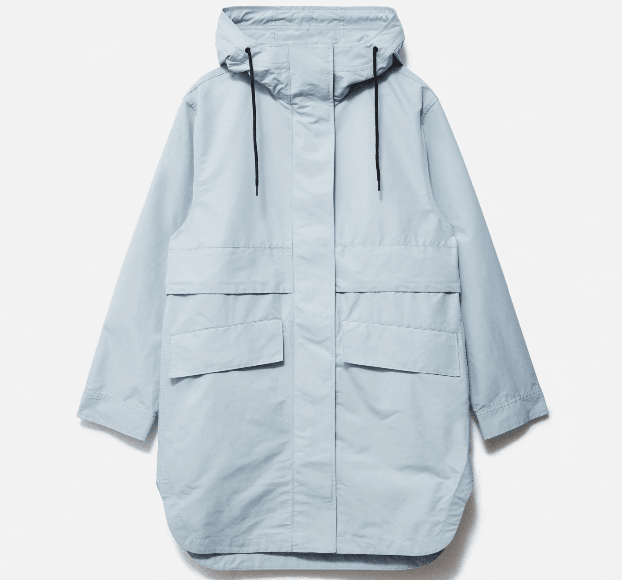 long warm raincoat