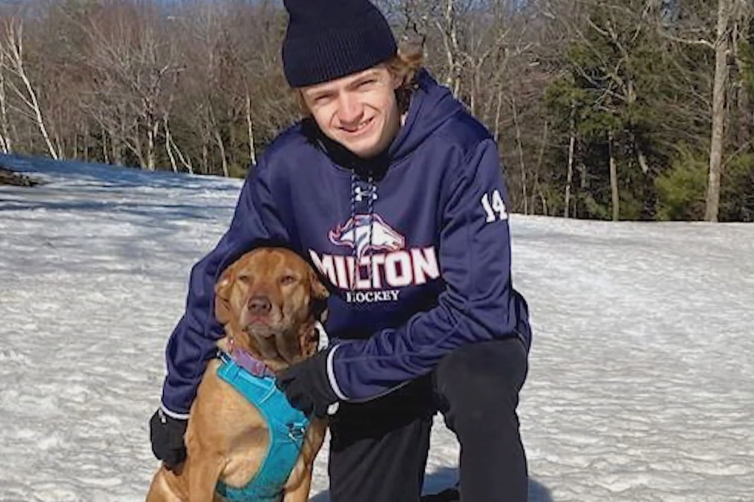 Hockey Player Walks in With Cat on 'Canine Night' and the Reason