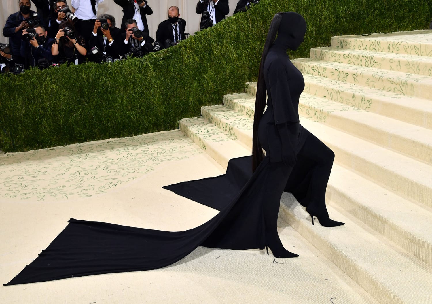 Kim Kardashian reveals her black dress for sister Kourtney's wedding was a  suprise rewear