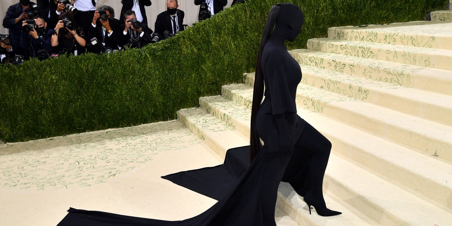 Kim Kardashian s all black Met Gala outfit sparks reactions online