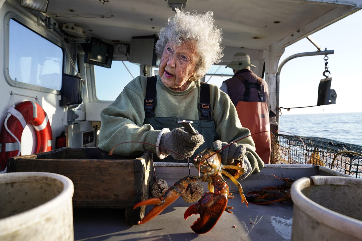 At 101, Maine woman is the oldest lobster fisher in the state — and she  doesn't plan on stopping