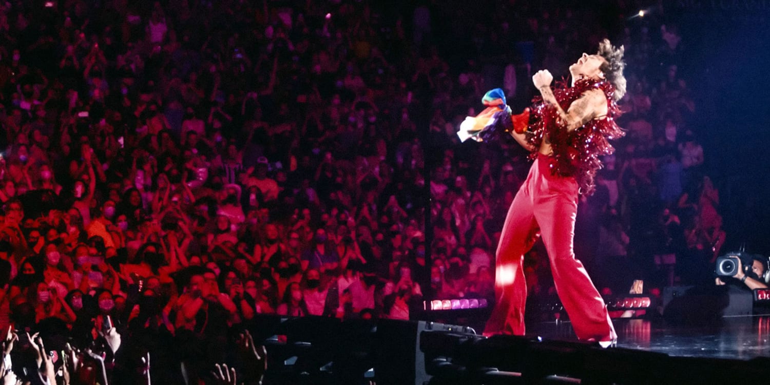 Dad Supports Daughter At Harry Styles Concerts By Dressing Up