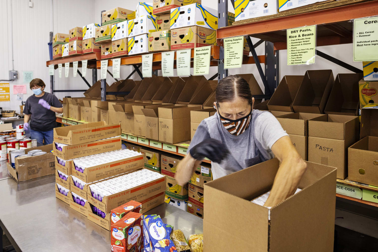 Demand rises again at food banks, pantries