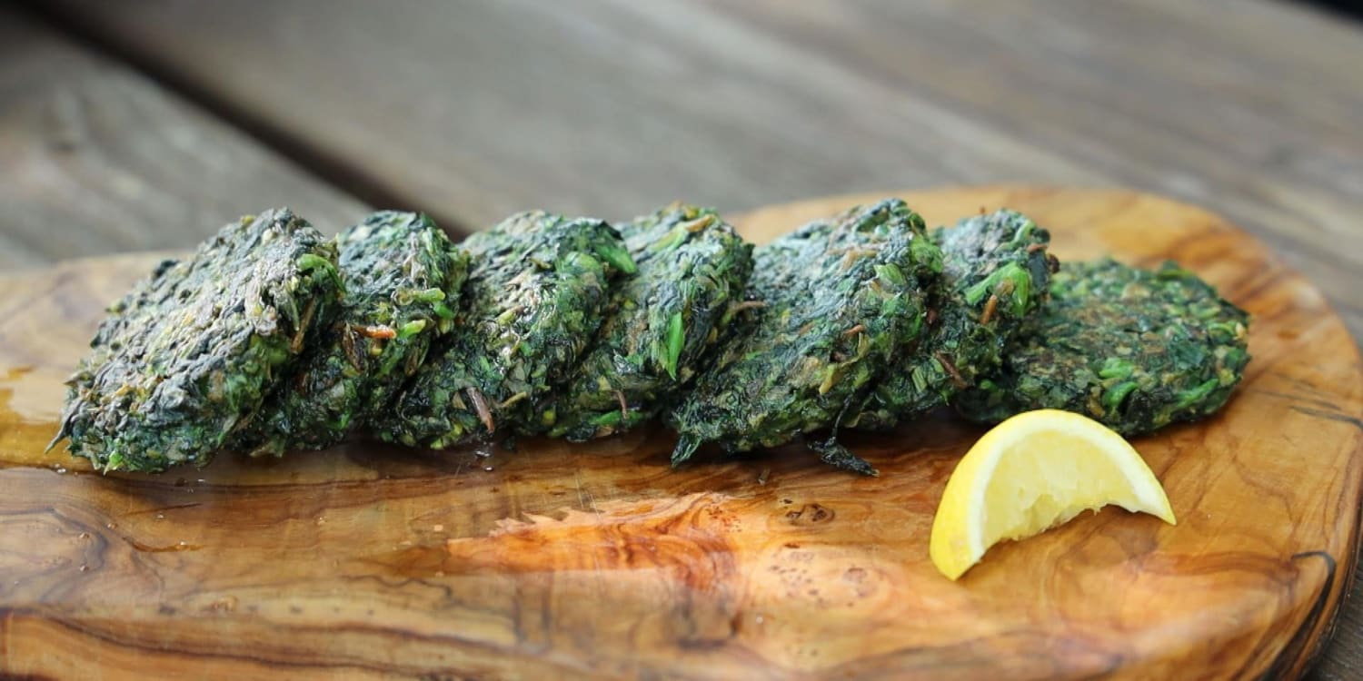 Wild Green Cakes Recipe-image