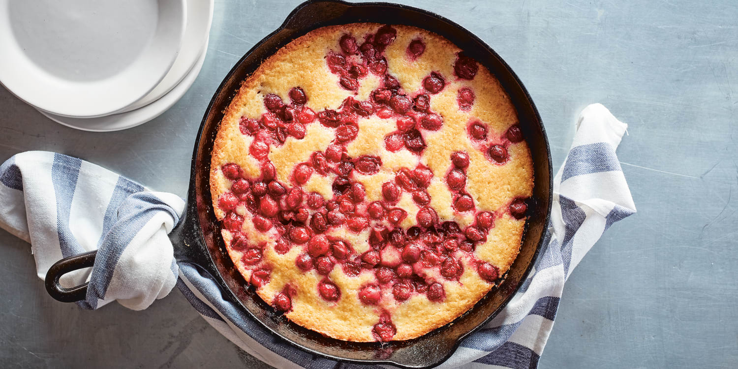 Martha Stewart's Cranberry Skillet Cake Recipe-image