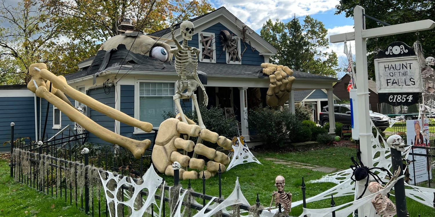 Alan Perkins\' Halloween decorations are going viral