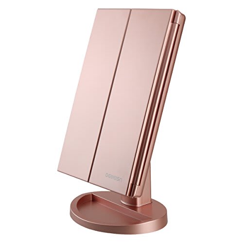 19 Best Lighted Makeup Mirrors In 2022, Best Travel Makeup Mirror With Lights