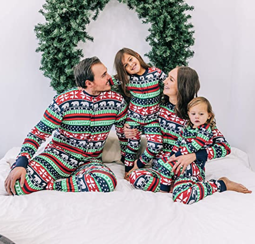 Family Pajamas Christmas & Holiday Unisex Infant Footed Sleeper 