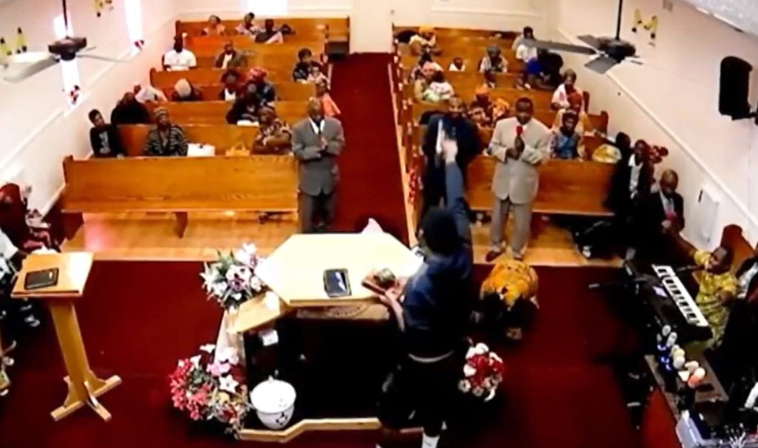 Pastor tackles, disarms gunman during church service