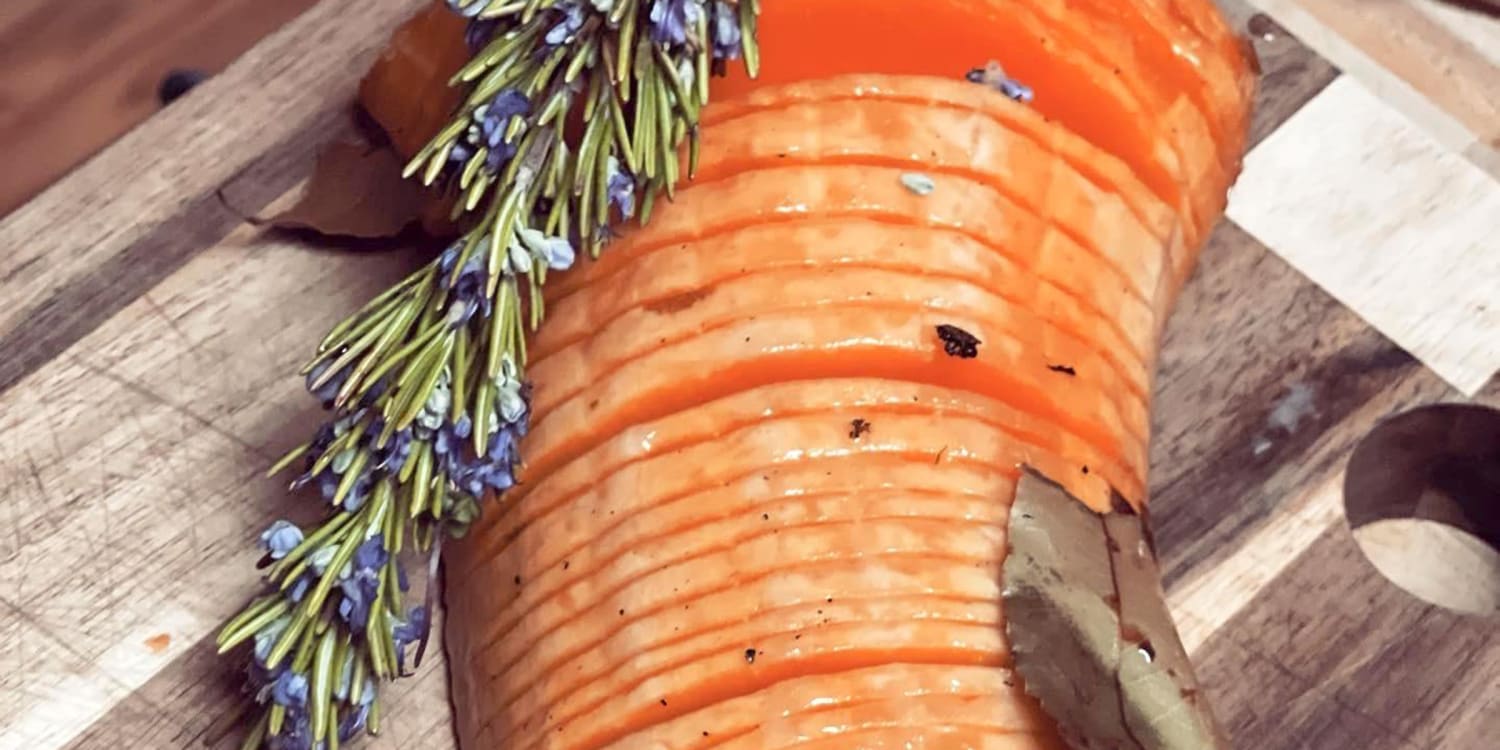 Hasselback Maple and Apple Cider Roasted Squash Recipe-image