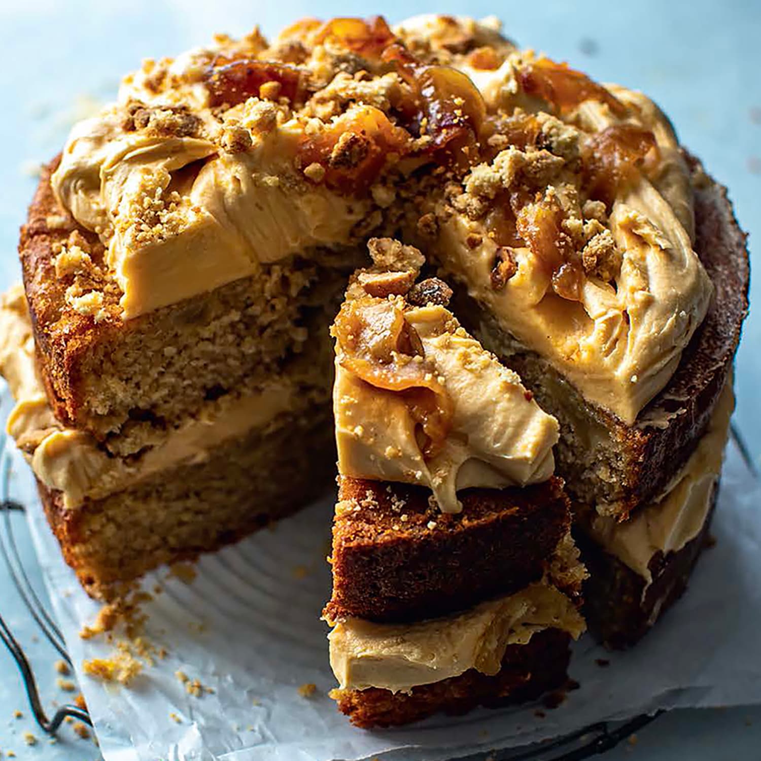 Apple Cider Layer Cake with Salted Caramel Frosting - Tutti Dolci Baking  Blog
