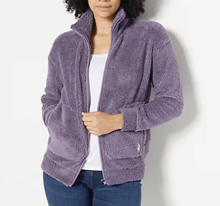 sherpa pullover outfits