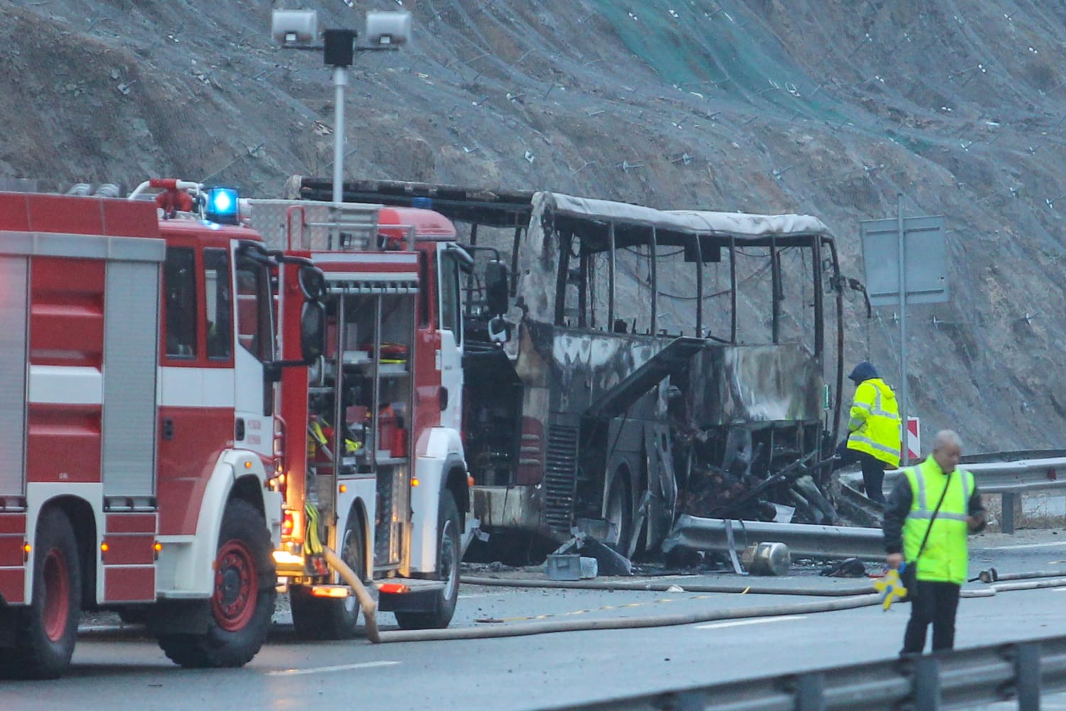 Bus crash in Bulgaria kills 45 Macedonian tourists, including 12 children