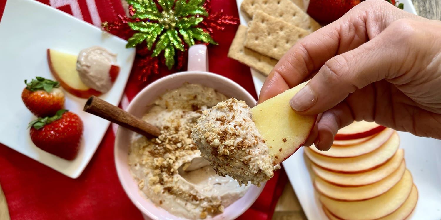 Joy Bauer's Eggnog Cheesecake Dip Recipe-image