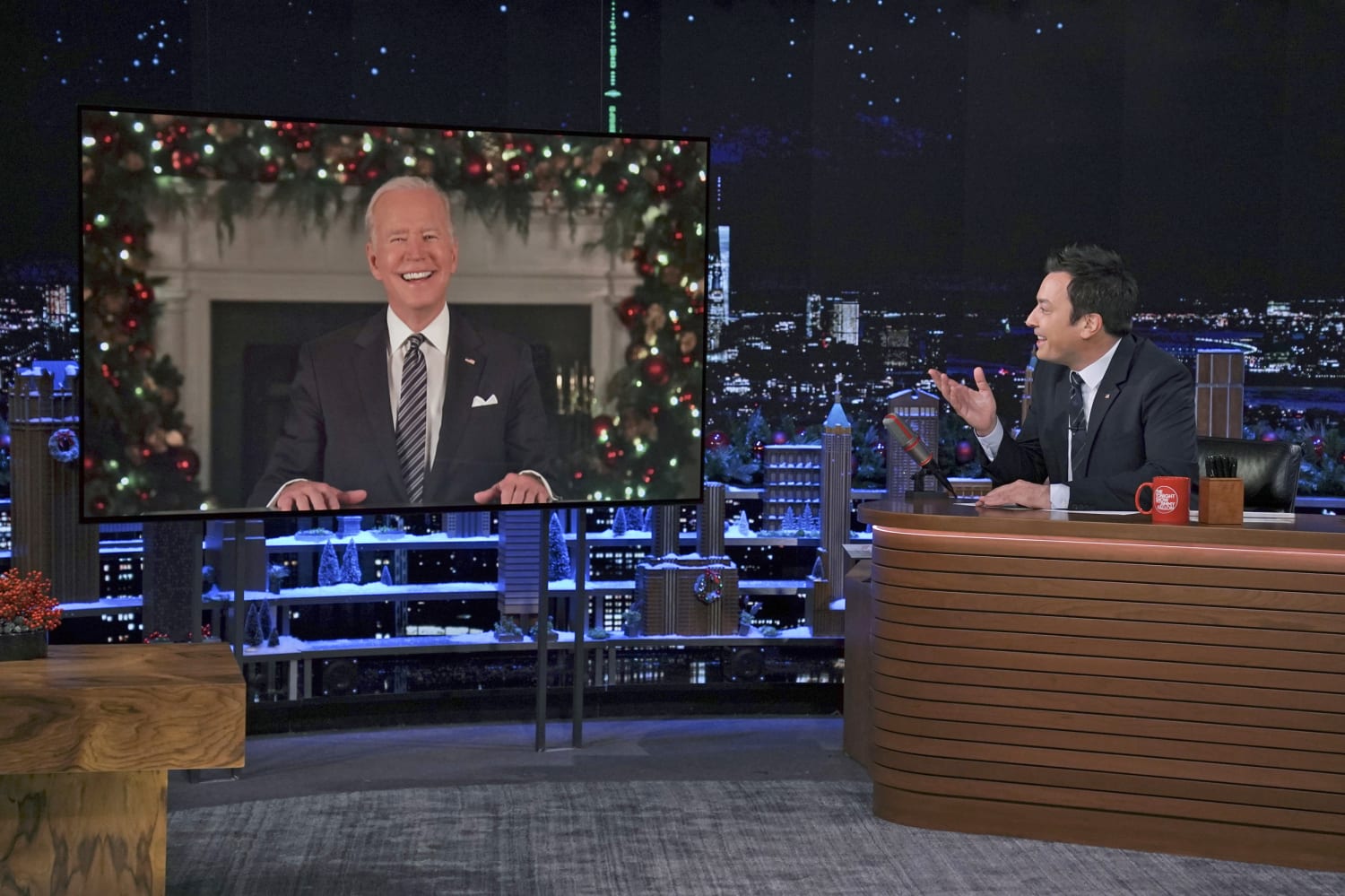 Biden stops by NBC’s ‘Tonight Show’ in first late-night appearance as president