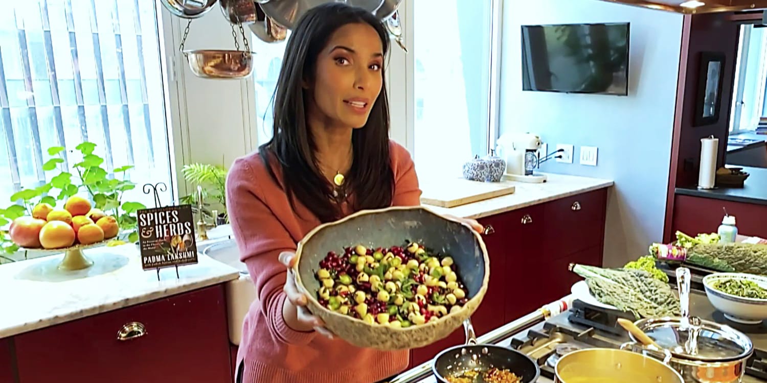 Top Chef's Padma Lakshmi Ain't Messing with The Super Bowl, Rocks