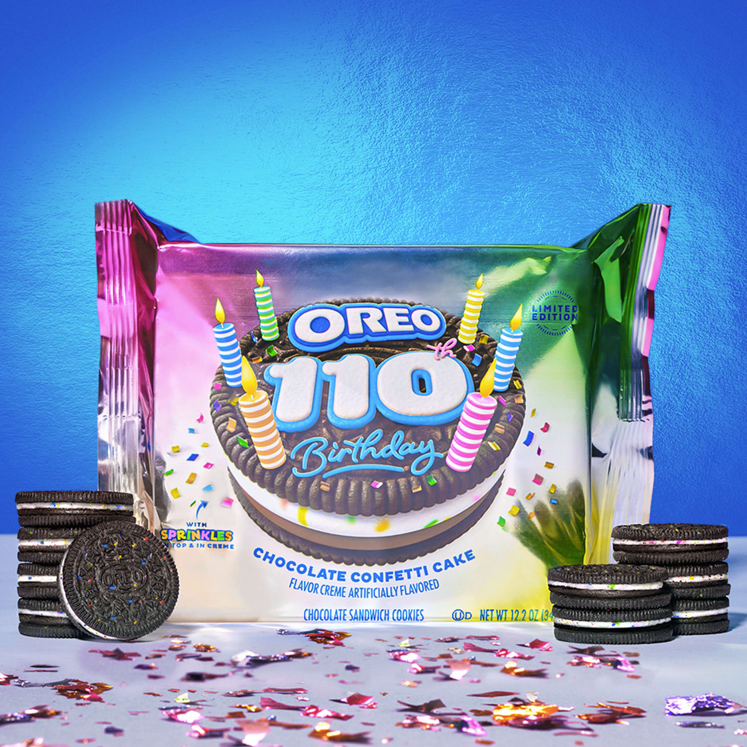 Oreo Releasing Chocolate Confetti Cake Flavor for 110th Birthday