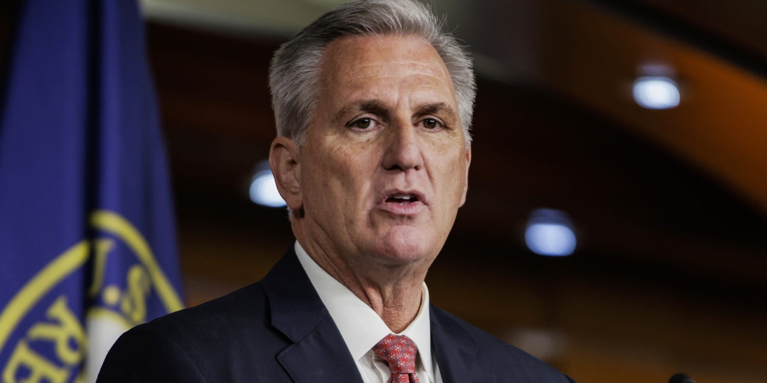 McCarthy says as speaker, he would strip some Democrats of assignments