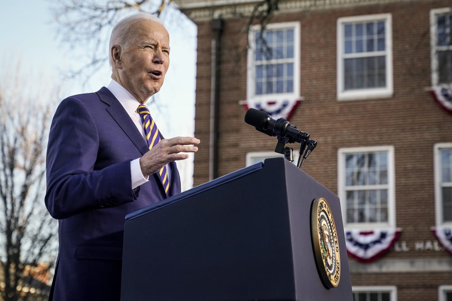 Biden calls for end to filibuster to pass voting rights legislation