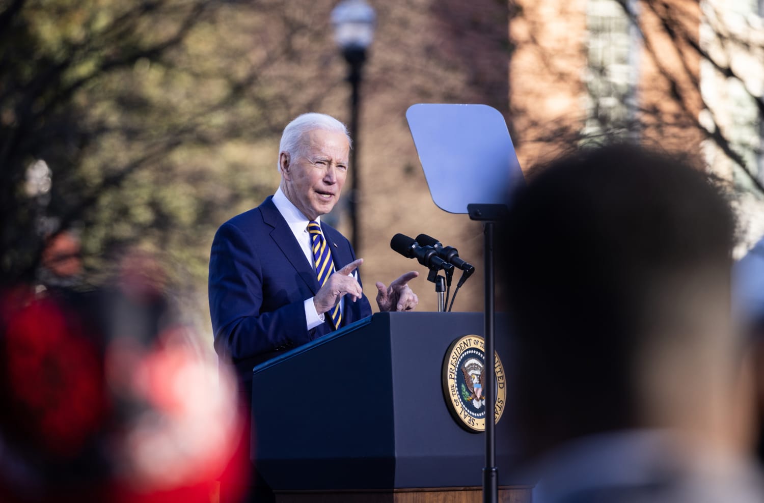 Biden voices uncertainty about passing voting rights bills after meeting with Democrats