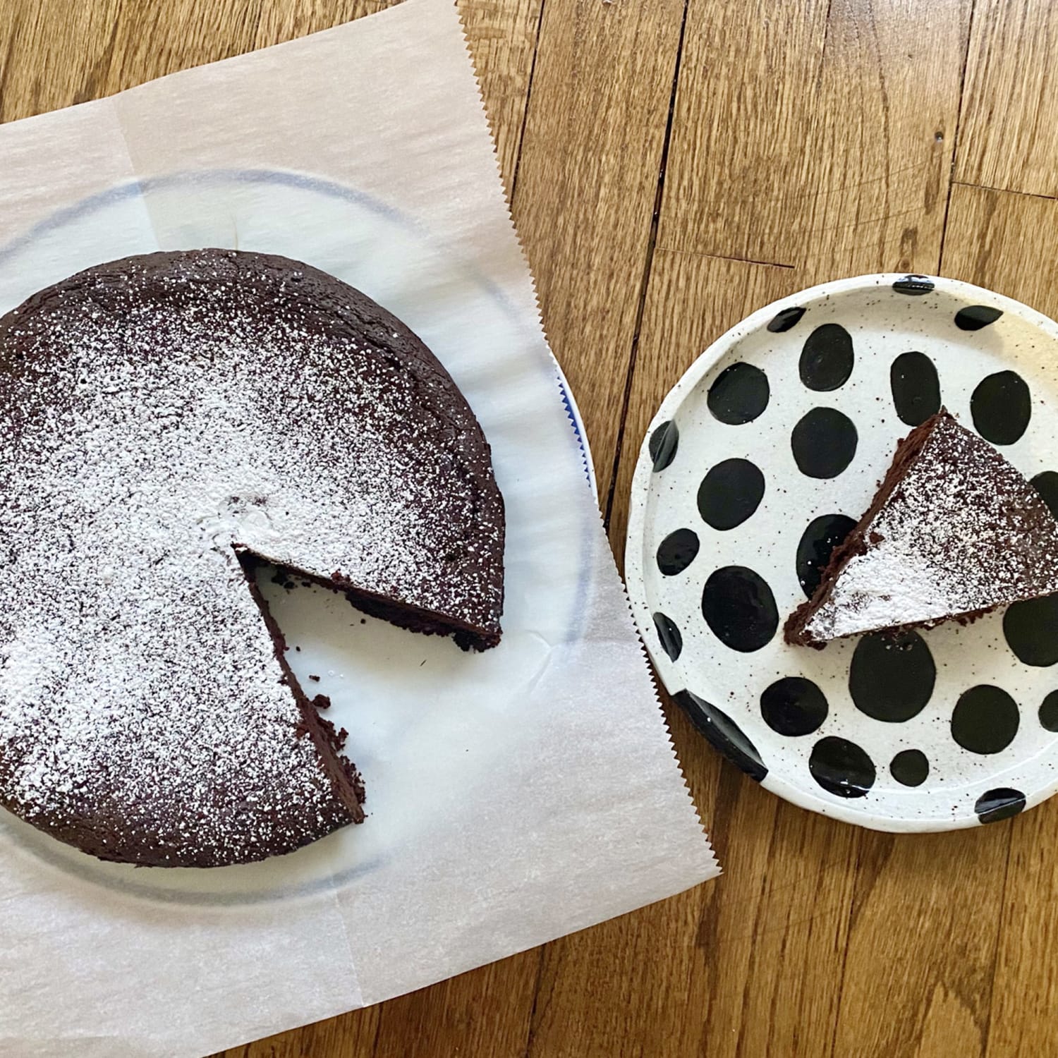 Chocolate Olive Oil Cake with Creme Fraiche // The Linnet Kitchen