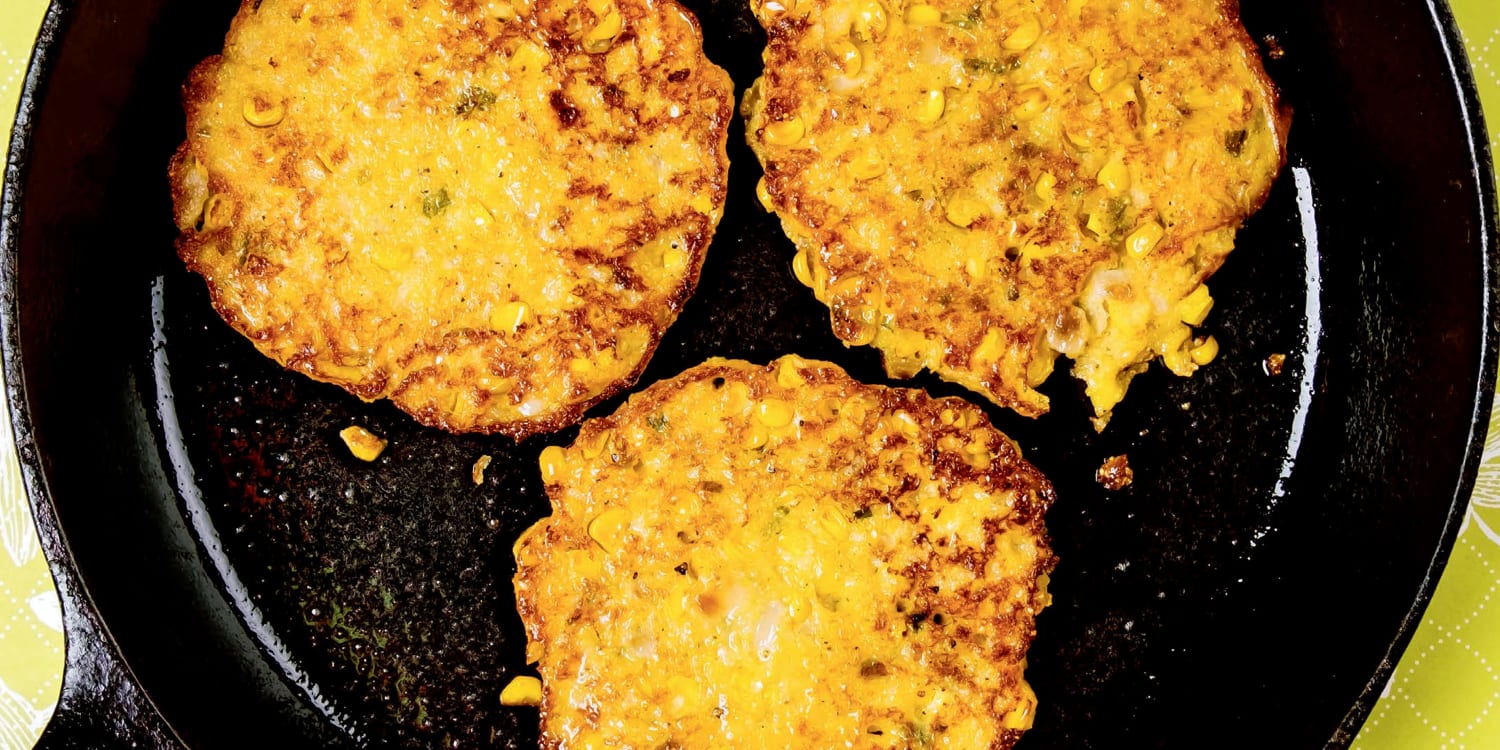 Lace Hoecakes (Skillet Corncakes with Sorghum Butter) Recipe-image