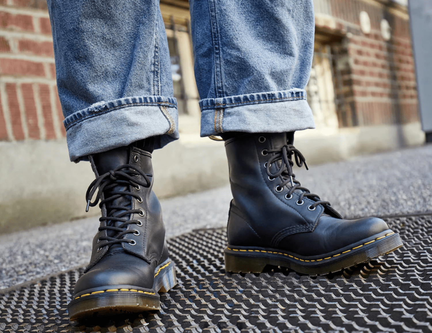 Thick Bottom Winter Martin Boots Flat Bottomed. Casual Laces Short Boots