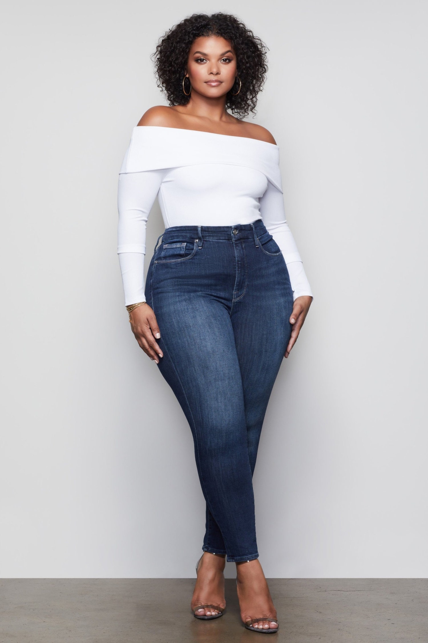 best high waisted jeans for curvy