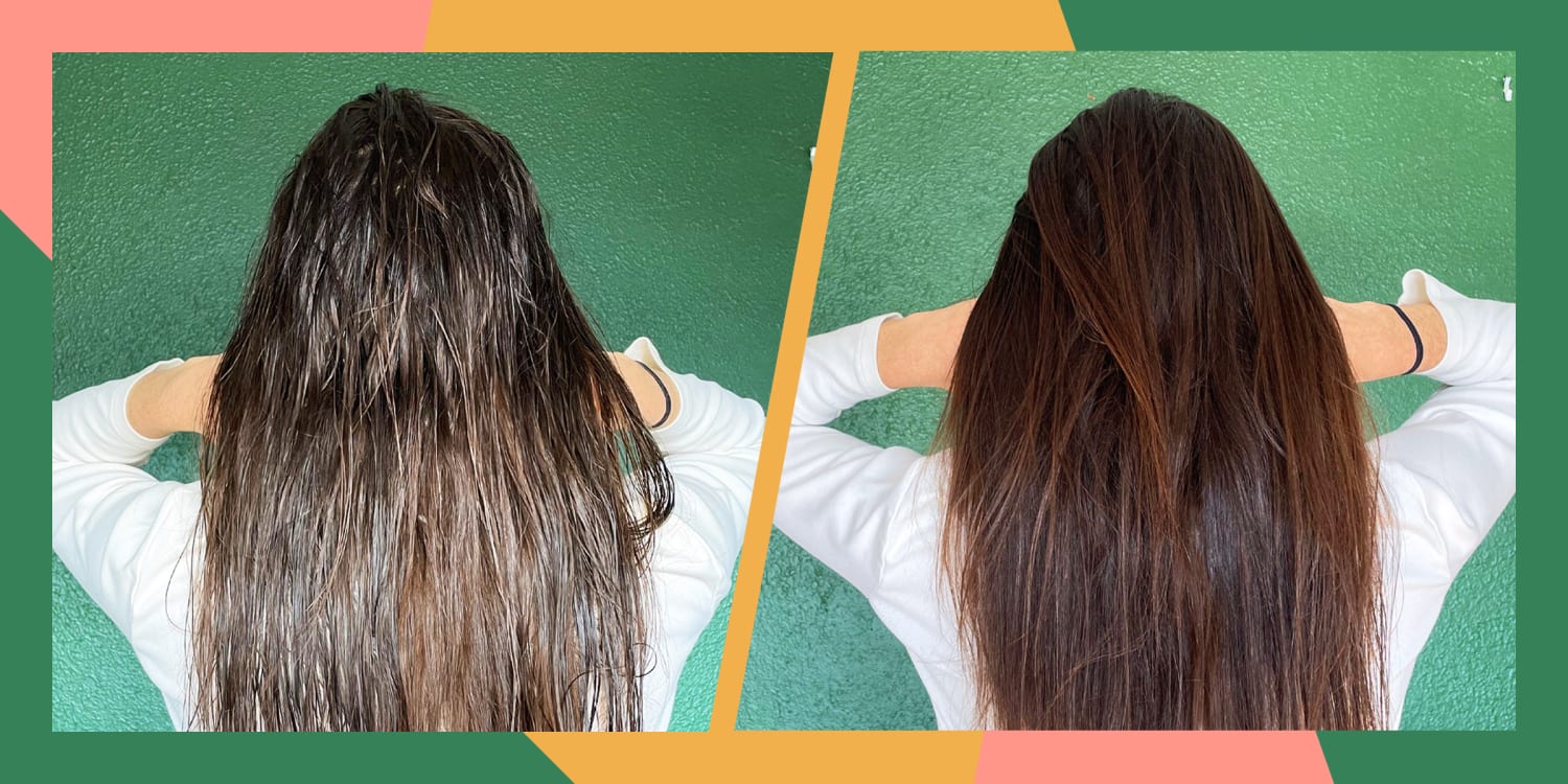 Olaplex No. 7 Bonding Oil gives me smoother and shinier hair