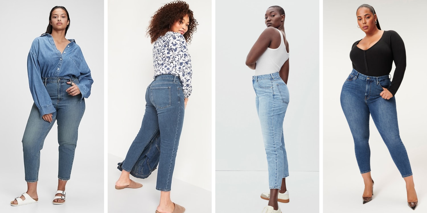 jeans for big thighs women's