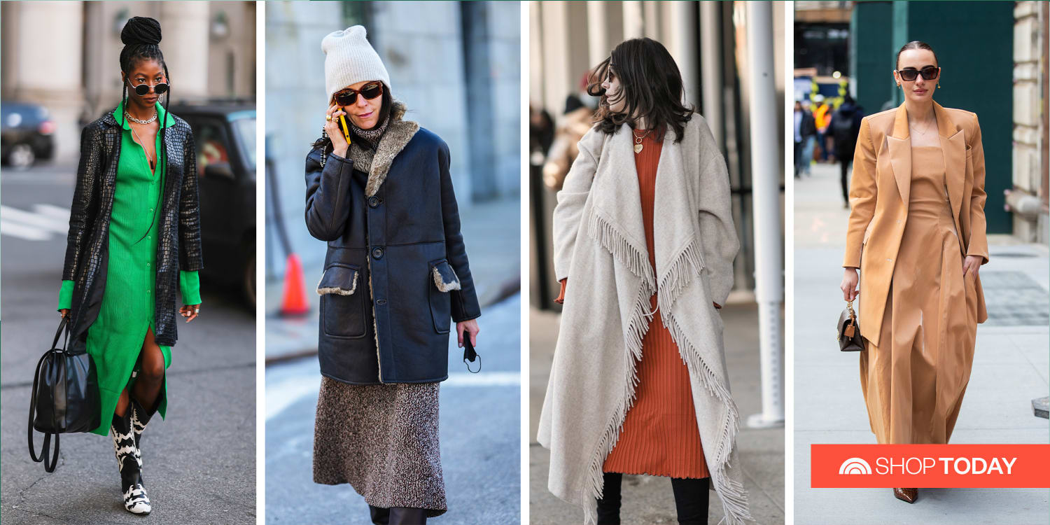 How to style a maxi dress for winter according to stylists