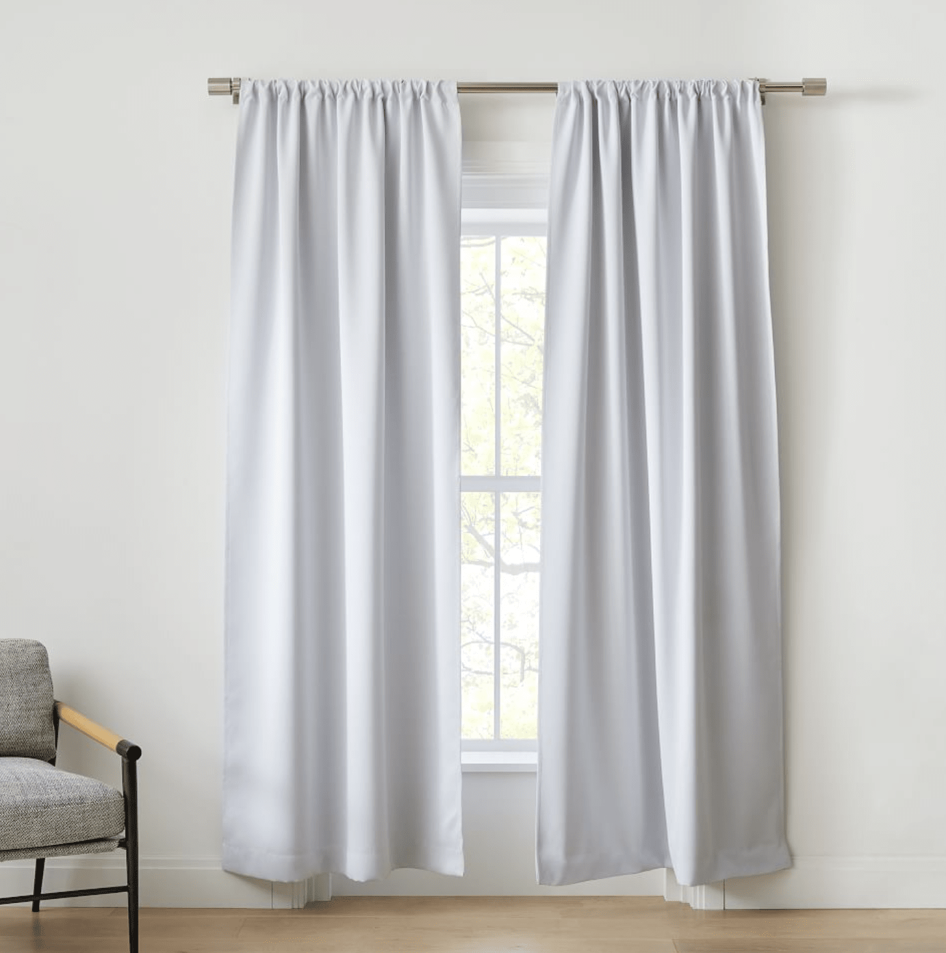 MHz quality and Washable Pleated Curtains White Different Sizes. 