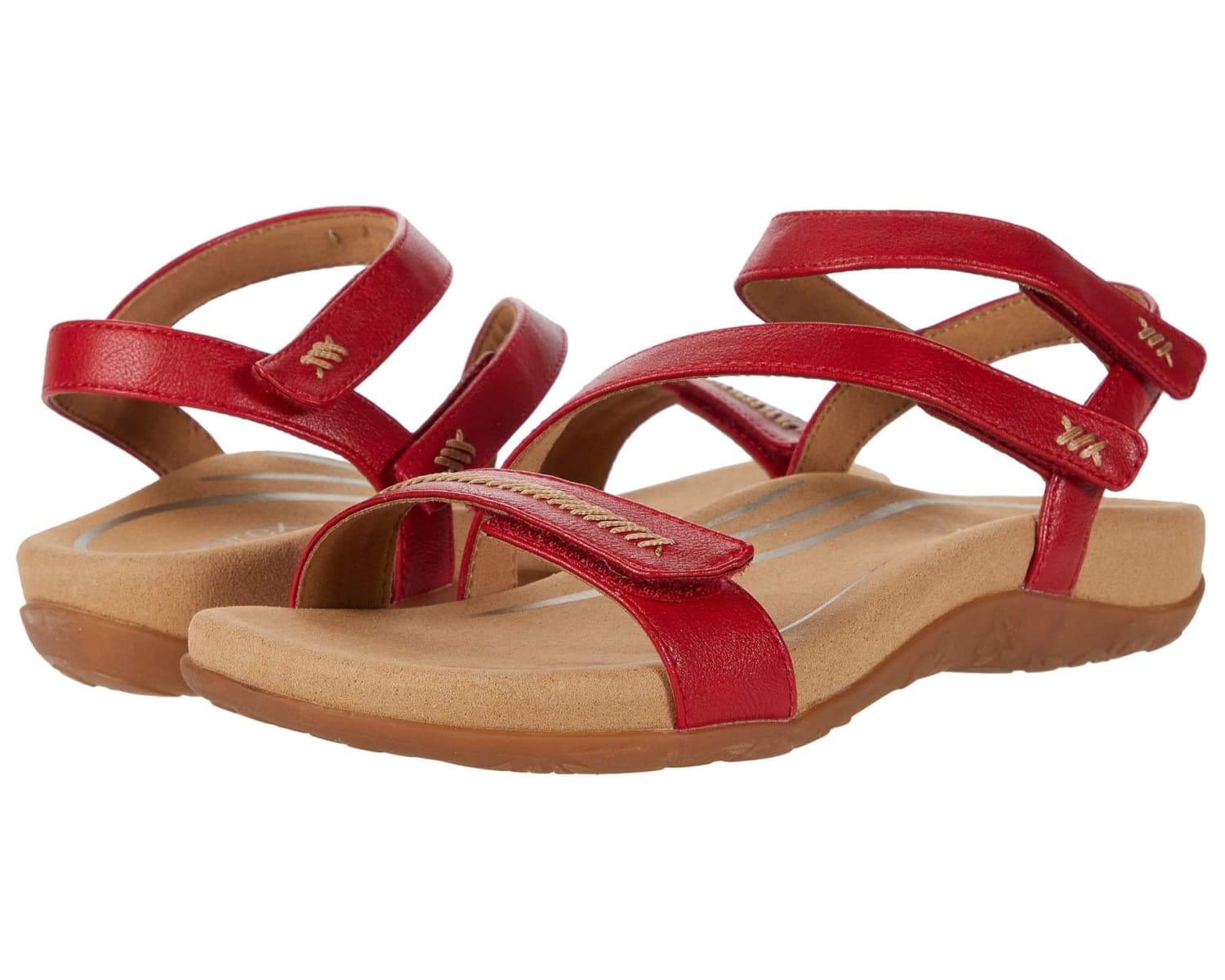 Red Sandals With Arch Support 