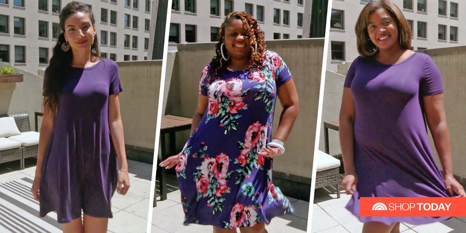 The best T-shirt dress of 2022 looks great in every size - TODAY