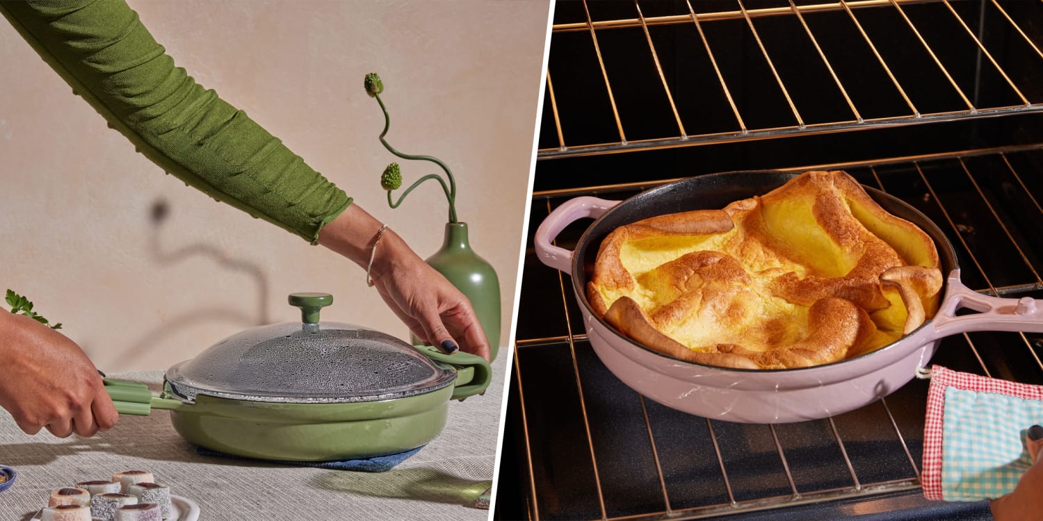 Our Place's Cast-Iron Always Pan is back in stock - TODAY