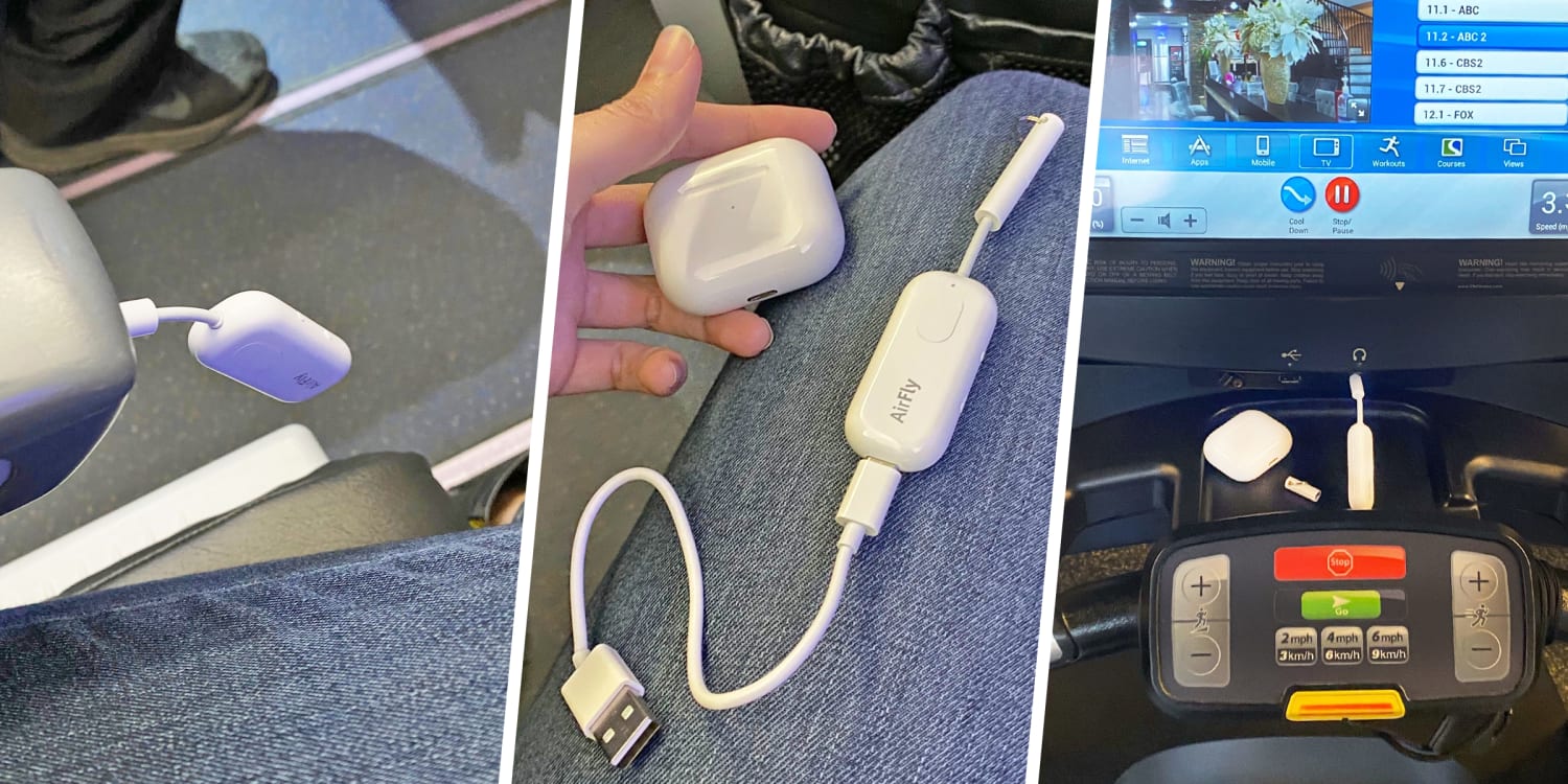 This Handy Gadget Connects Your AirPods to In-Flight Televisions