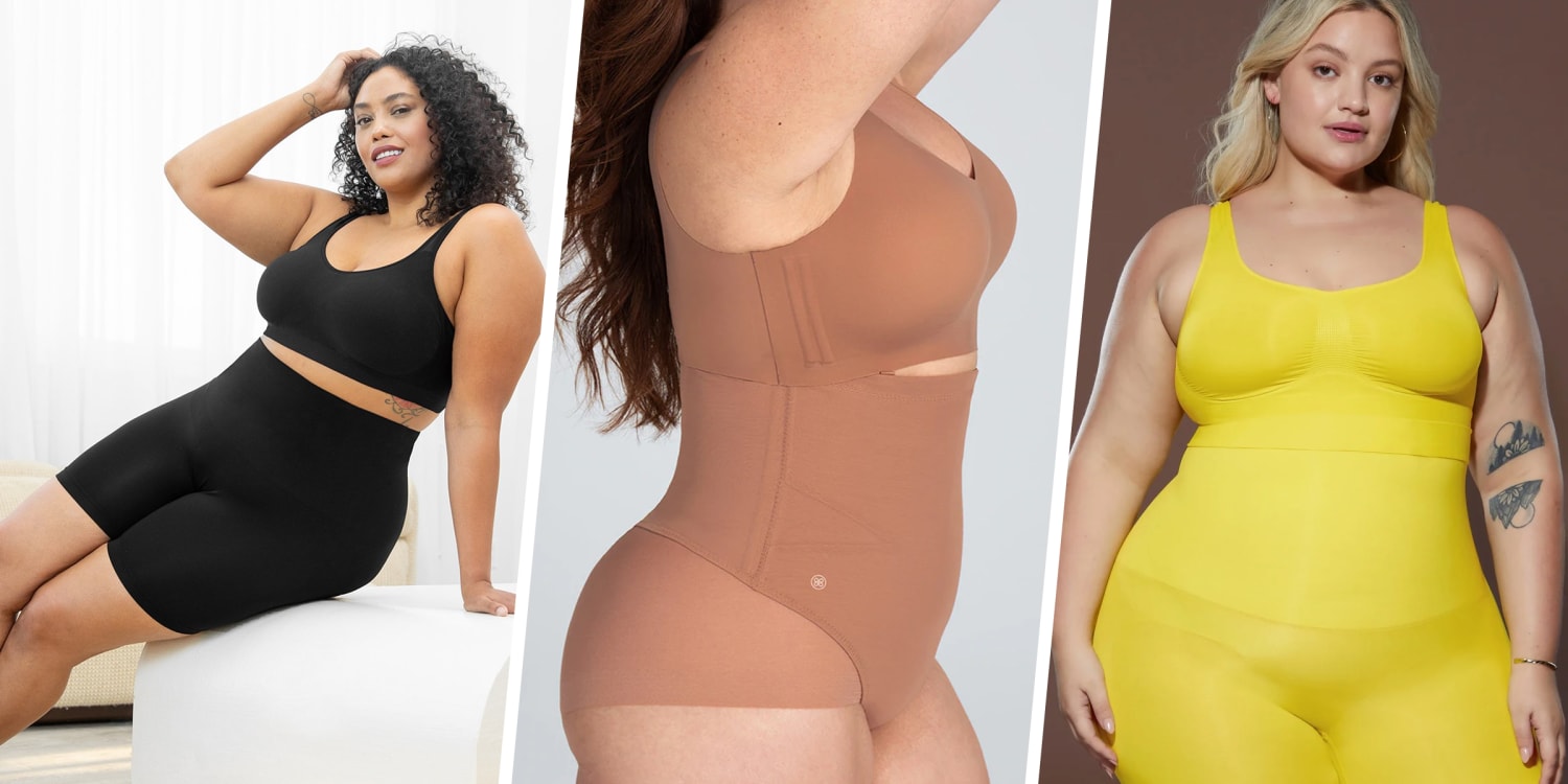 Solid Color Bodysuit Women's Slimming Basic Plus Size Butt Lift