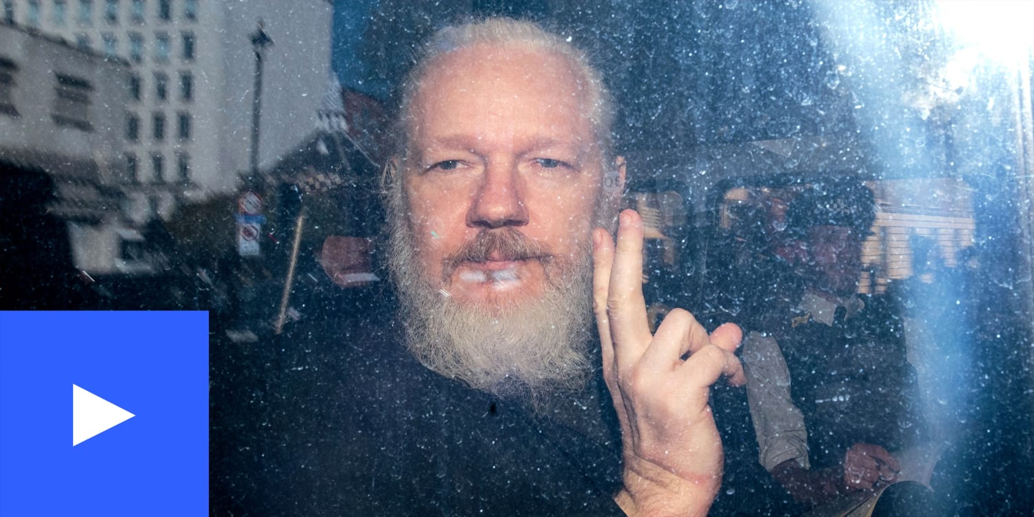 A photo of Julian Assange