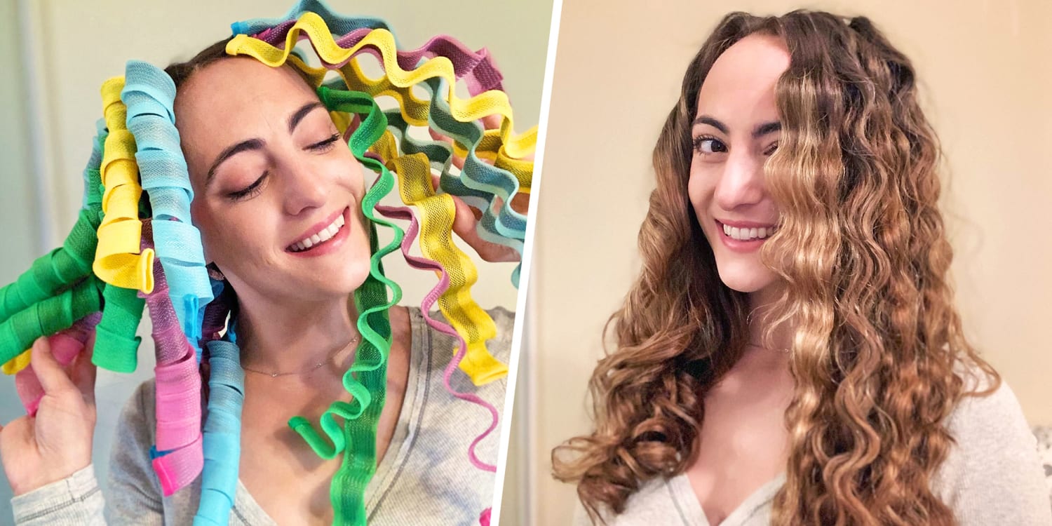 28 Pieces Hair Curlers Spiral Curls No Heat Wave Hair Curlers Styling Kit Spiral  Hair Curlers With Pieces Styling Hooks For Most Kinds Of Hairstyles (Green,  Orange,45 Cm) Nailshining | 28 Pieces