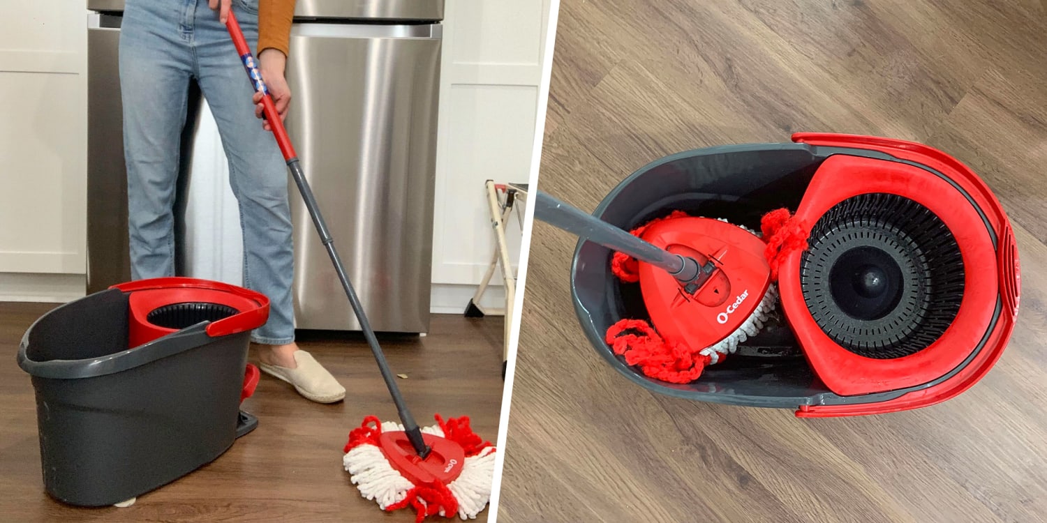 QuickWring™ Bucket & Microfiber Cloth Mop System