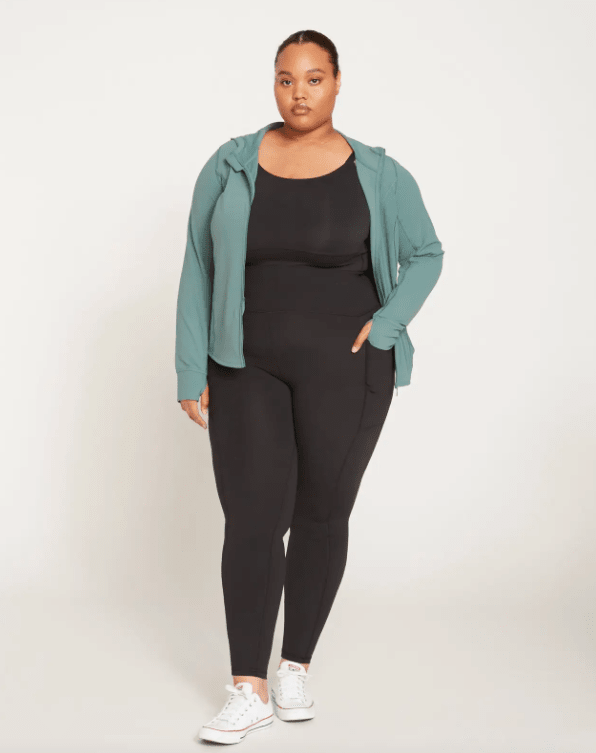 PLUS SIZE Womens Solid Black Buttery Soft Yoga or Casual Leggings Curvy TC 12-18 