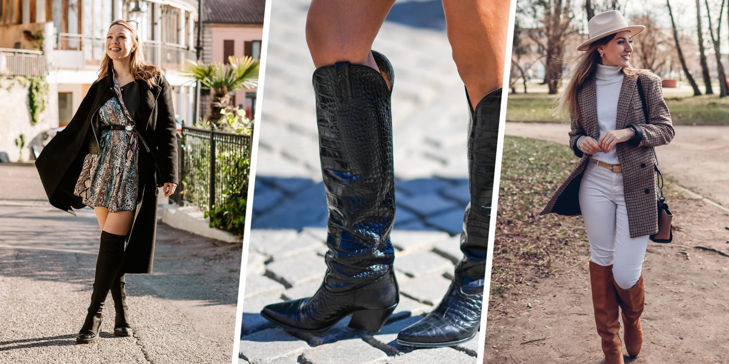 15 best knee-high boots to wear this fall and how to style them