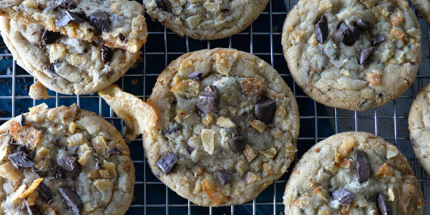 Make sweet and salty dreams come true by adding potato chips to cookies