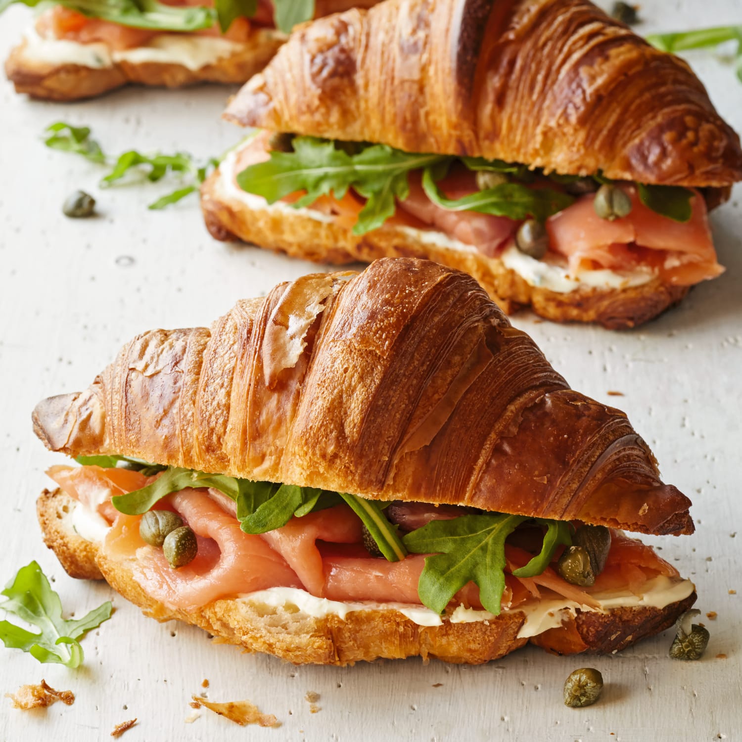 Ina Garten's Croissants with Smoked Salmon Recipe, image size:1500x1500
