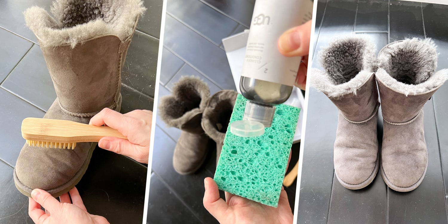 How to clean sheepskin deals ugg boots