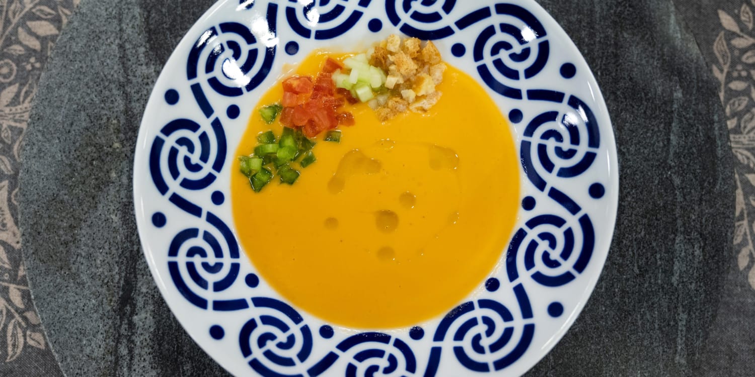 José Andrés' wife's gazpacho is her signature dish