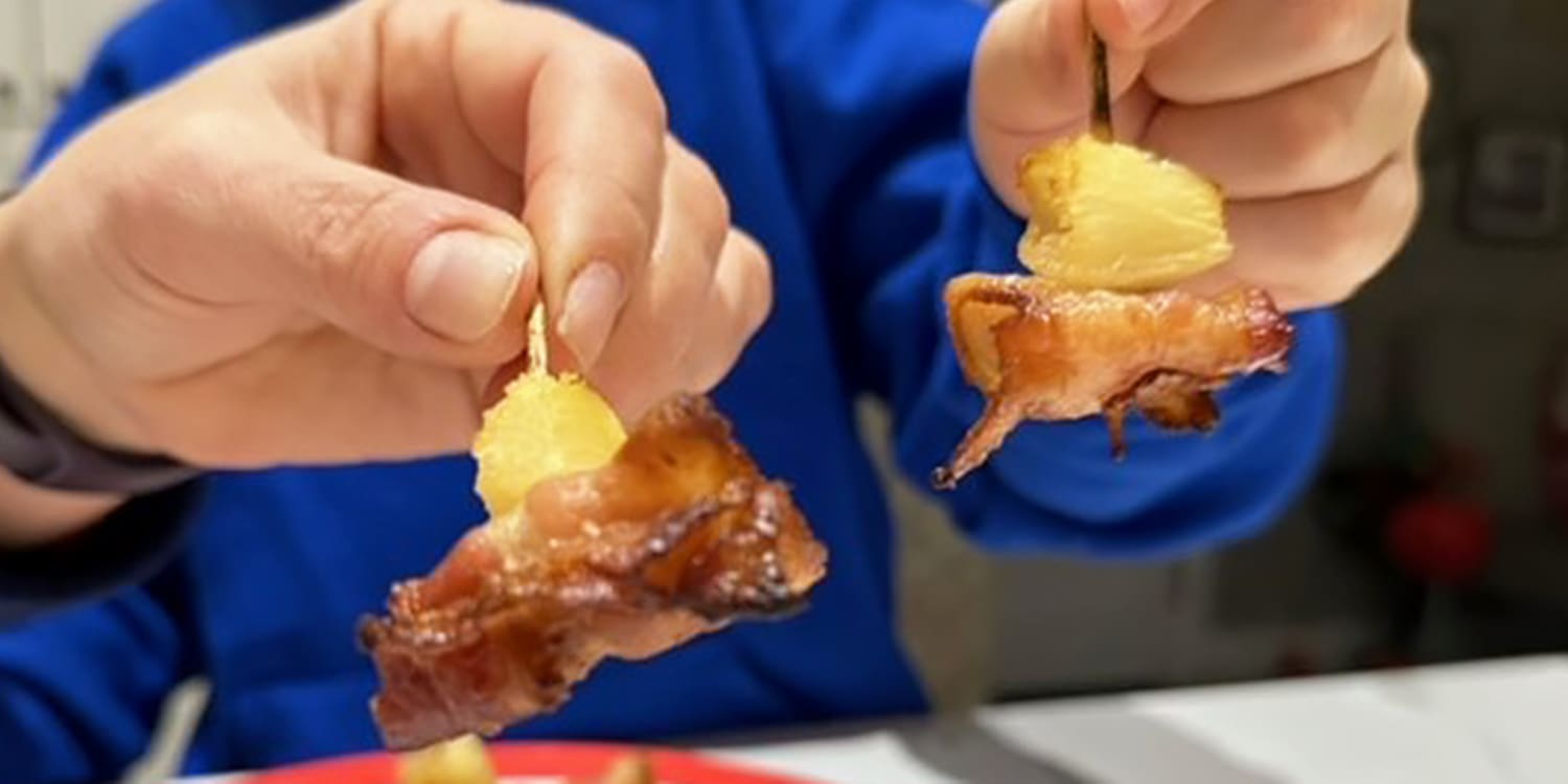 Dylan Dreyer's Bacon-Wrapped Water Chestnuts Recipe-image