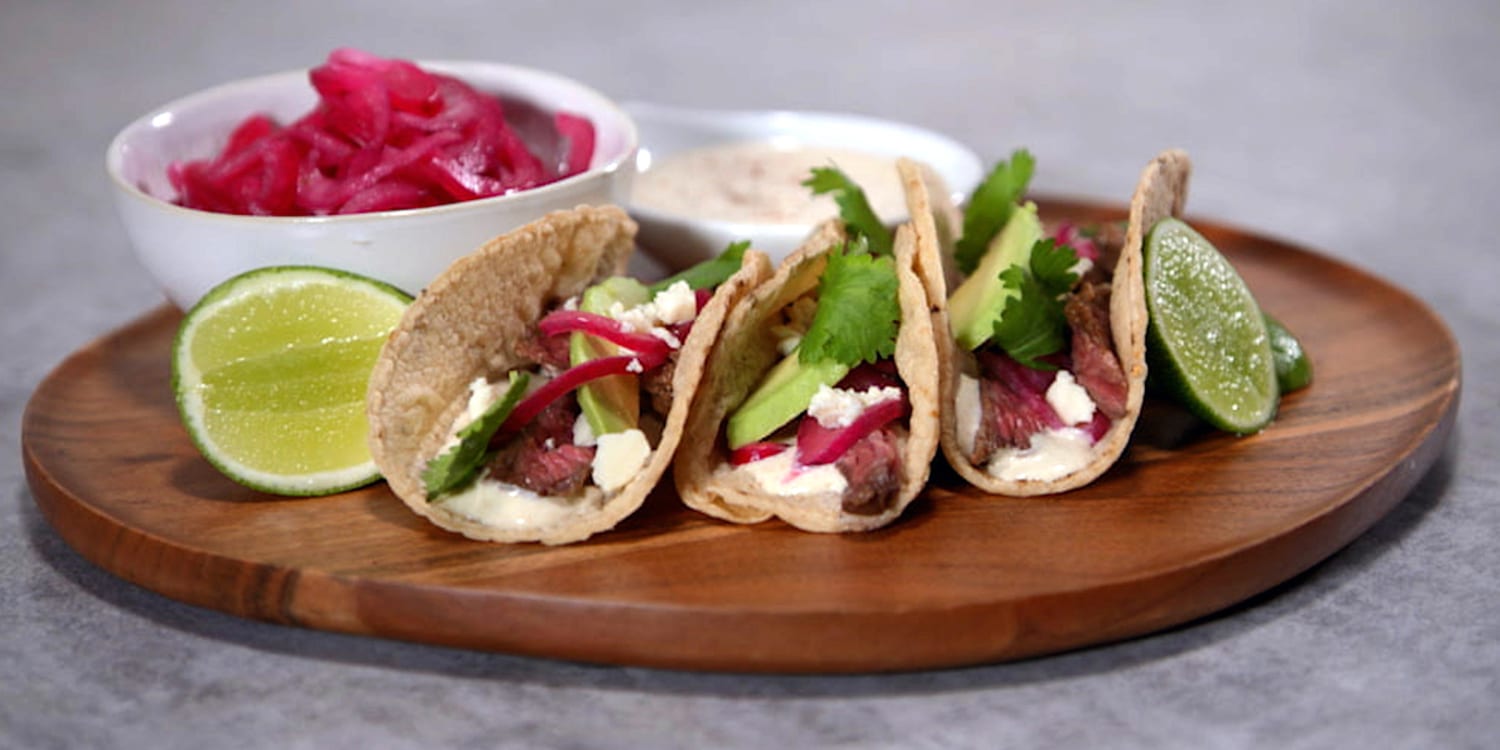 Skirt Steak Tacos with Chipotle Marinade – The Whole Kitchen