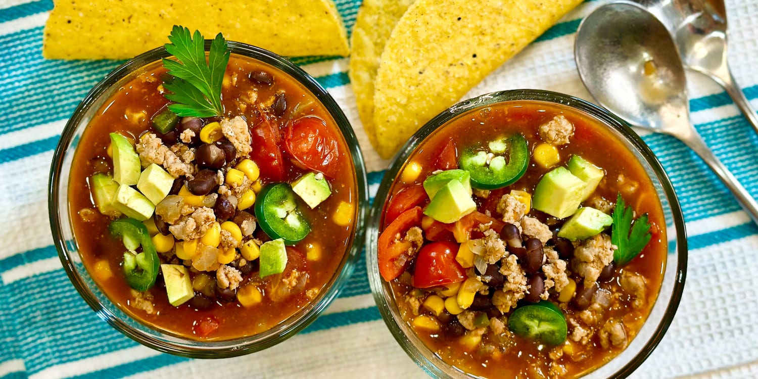 Joy Bauer's taco soup is a one-pot game-day wonder